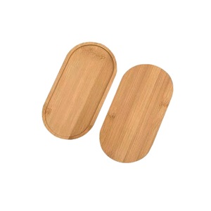 Kasuke Bamboo Wood Tray 17.4cm X 8.8cm Oval Unfinished Sustainable Storage Tray For Fruit Breakfast <b>Teacup</b> Japanese Style - Product Image 5