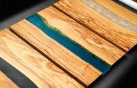 Le panneau en résine de vente directe du fabricant est utilisé pour les sous-verres de bureau planches à découper assiettes à repas plateaux à thé, etc.