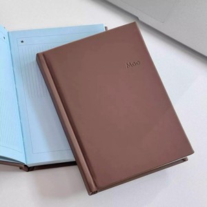 A6 perencana garam laut asli, <span class=keywords><strong>Notebook</strong></span> siswa fungsional dan bergaya, cangkang keras biru sederhana - Product Image 1