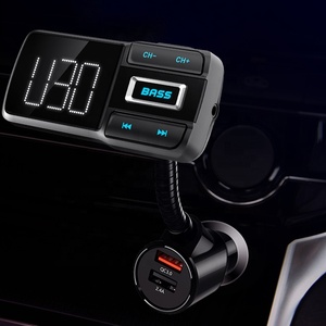 <span class=keywords><strong>2020</strong></span> nuevo producto Bluetooth manos libres Kit de coche con Bass Booster inteligente transmisor de FM - Product Image 2