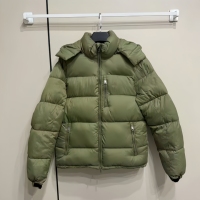 Veste d'hiver en duvet de canard de luxe surdimensionnée personnalisée de haute qualité, veste décontractée à logo brodé pour homme