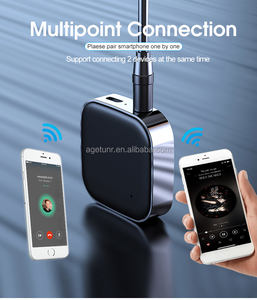 AGETUNR J21 HOT BT 5.3 Récepteur Bluetooth Dual Connect Clip Adaptateur Bluetooth Récepteur 3.5mm Aux Car Stereo Audio Stereo - Product Image 2