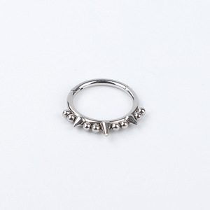Anillo de Nariz con Puntas de Acero Inoxidable 316L, Aro para Septum, para Cartílago de la Oreja, Joyería para Piercing Corporal |   Múltiples Colores - Product Image 2