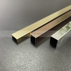 Profilé décoratif en acier inoxydable 304 poli en forme de U pour carrelage mural d'appartement - Étanche, durable, design contemporain, facile à poser - Product Image 6