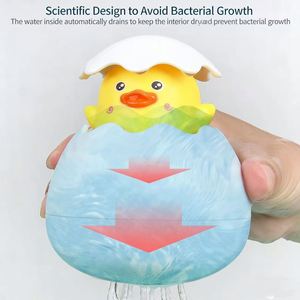 Éxito de Ventas Transfronterizo: Cabezal de Ducha con Rociador de Agua en Forma de Patito, Huevo de Dinosaurio, Pingüino, Juguetes de Baño para Bebés y Niños, Juguetes de Baño con Forma de Animales - Product Image 4