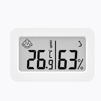 OEM Customizable Degree Meter Monitor Indoor Mini Portable Temperature Humidity Monitor with Digital LCD Display