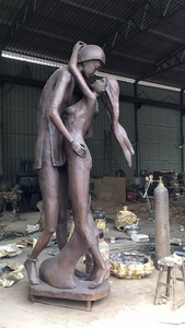 Scultura in Bronzo di <span class=keywords><strong>Romeo</strong></span> e <span class=keywords><strong>Giulietta</strong></span>: Arte Ispirata alla Moda - Product Image 3