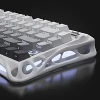 Teclado Mecánico Inalámbrico para Juegos GravaStar Mercury K1 75%, Aleación de Aluminio, Junta Compacta, Interruptores Lineales Intercambiables en Caliente