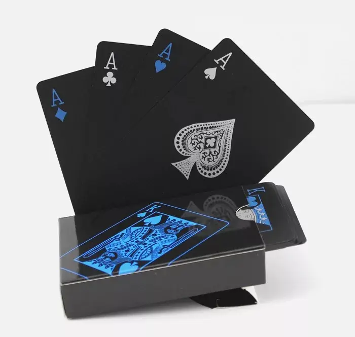 Cartes de jeu personnalisées, 300g, papier imprimé coloré noir, pour adultes, nouvelle collection
