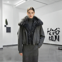 Nouvelle doudoune courte réversible pour femme, en duvet de canard blanc véritable, avec manches tissées, épaisse, chaude et imperméable, idéale pour l'hiver.