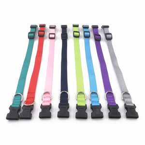 विभिन्न प्रकार के रंगों उपलब्ध कुत्ते कॉलर जल्दी रिलीज ठोस पालतू कॉलर कस्टम कुत्ते कॉलर के साथ उच्च गुणवत्ता का पट्टा प्रकार - Product Image 4