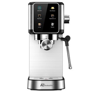 Anbolife 2026, Cafetera Italiana de Última Generación, 20 Bares, Comercial, Semiautomática, para Cappuccino y <span class=keywords><strong>Espresso</strong></span>, con Pantalla Táctil Digital, para Cafetería/Negocio - Product Image 1