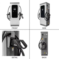 Estación de Carga Rápida DC de 120kW con Doble Conector, Sistema Integrado con OCPP 1.6J/2.0.1 para Flotas Comerciales