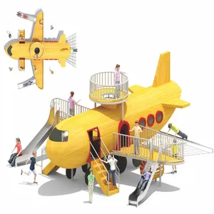 Profesional Disesuaikan Pesawat Styling Anak-anak Outdoor Playground Peralatan Bermain