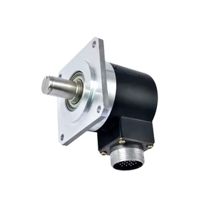 Bộ mã hóa quay quang 600 PPR Bộ mã hóa đầu ra <span class=keywords><strong>HTL</strong></span> trục rắn 12mm với mặt bích vuông - Product Image 1