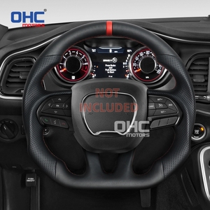 Volante de Cuero <span class=keywords><strong>en</strong></span> EXISTENCIA <span class=keywords><strong>en</strong></span> EE. UU. para Dodge Challenger Charger/<span class=keywords><strong>Durango</strong></span>/Jeep Grand Cherokee Hellcat 2015-2023 con Calefacción Opcional - Product Image 6