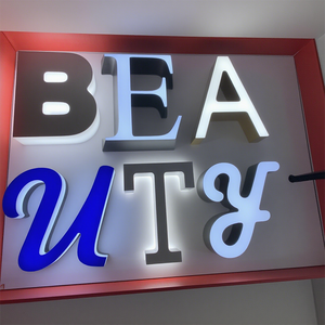 Para COSUN Chan 3D LED iluminado signos para restaurantes bares oficinas y edificios transformador alimentado publicidad Minated signos - Product Image 5