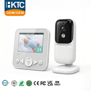 Babyphone vidéo KT-902S avec écran IPS de 2,8 pouces, pas besoin de Wi-Fi, signal privé, longue portée, vision nocturne, caméra de surveillance - Product Image 1