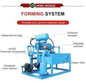 Machine <span class=keywords><strong>de</strong></span> fabrication <span class=keywords><strong>de</strong></span> petits plateaux à œufs Wongs 1500 PCS/heure Solution économique <span class=keywords><strong>de</strong></span> moulage <span class=keywords><strong>de</strong></span> <span class=keywords><strong>la</strong></span> pulpe pour les usines <span class=keywords><strong>de</strong></span> fabrication avec un retour sur investissement rapide - Product Image 4