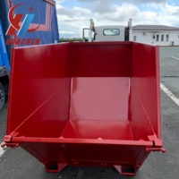 Camion à benne basculante en métal basculant ramasseur d'ordures ménagères pour usines de fabrication et fermes conteneur à déchets bacs à sauter vente en gros