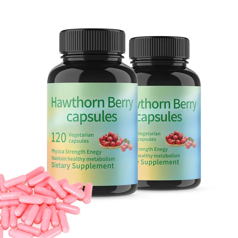OEM Hawthorn Berry Capsules Nahrungs ergänzungs mittel Hawthorn Berry Extract Antioxidans
