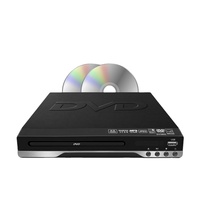 Reproductor de CD XWJ -225 1080P HD con USB 2.0, Pantalla de 3.5 Pulgadas y Pantalla Incluida para Sistemas de Cine en Casa