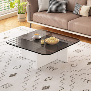 <span class=keywords><strong>Mesa</strong></span> <span class=keywords><strong>de</strong></span> Centro Moderna con Marco <span class=keywords><strong>de</strong></span> Madera y Tapa <span class=keywords><strong>de</strong></span> Vidrio, Estilo Europeo, Muebles para Sala <span class=keywords><strong>de</strong></span> Estar, Uso Doméstico, Venta al Por Mayor Personalizada - Product Image 1