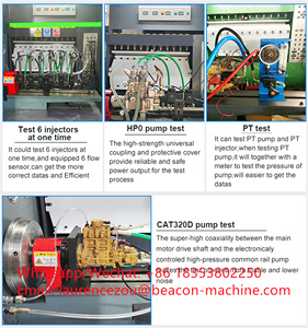 CR1018 Diesel Fuel Common Rail Injector and Pump <strong>Testing</strong> Machine Can test <strong>8</strong> Injectors with Calibrating EUI EUP HEUI <strong>Functions</strong> - Product Image 5