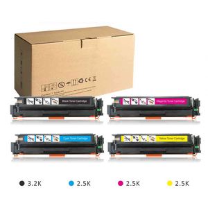 Cartucho de Tóner GUIQI Compatible Universal <span class=keywords><strong>201X</strong></span> <span class=keywords><strong>CF400X</strong></span> CF401 CF403 CF402 CRG045H 1SET para <span class=keywords><strong>HP</strong></span> M252 277 Canon LBP611 612 MF634 - Product Image 2