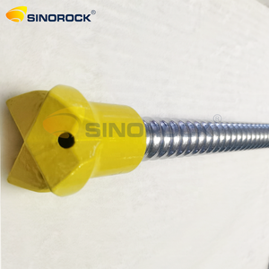 Ancre d'injection auto-perceuse en acier creux Sinorock R38, clouage du sol, diamètre 38 mm, capacité 200KN-8000KN, finition TiCN, sol - Product Image 4