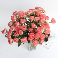 Großhandel Hochzeit Garten Dekoration Spray Rose Little Fairy Lily Nelke Chrysantheme Hortensie Hot Sale Flower