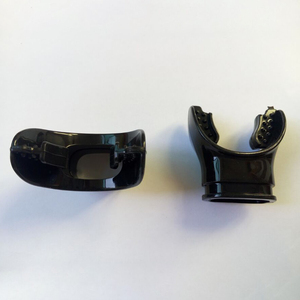 <strong>Underwater</strong> Black Transparent Diving Equipment Regulator Diving <strong>Silicone</strong> Snorkel Mouthpiece - Product Image 2