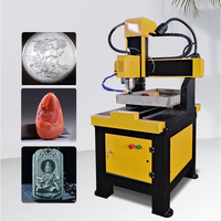 Vente en gros mini 3040 4040 6040 cnc routeur bois pierre jade métal aluminium or découpe et gravure sculpture machine