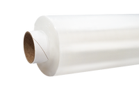 Magnetronbestendige PE voedselverpakking, hittebestendige huishoudfolie, zelfklevende transparante plastic verpakkingsfolie voor restjes en maaltijdvoorbereiding