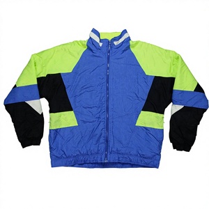 6403-XUJO-Cotton Half Zip Safari <b>Jacket</b> Custom Oversize Lightweight Windbreaker Spring Woven <b>Waterproof</b> - Product Image 3