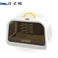 Sac de transport portable pour animaux de compagnie BanabaPet OEM, nouveau, souple, pour chien et chat, grand espace, avec thermomètre, design transparent, en plastique PP