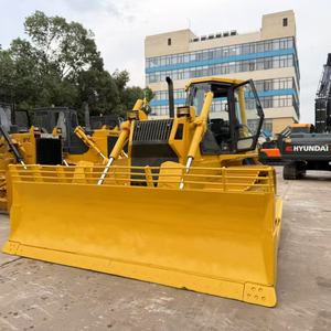 รถดันดินตีนตะขาบ KOMATSU D60PX-12E สีเหลือง พร้อมริปเปอร์ สำหรับงานก่อสร้าง - Product Image 1