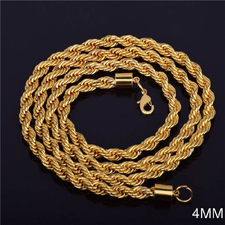 oro 4 mm 18 pollici