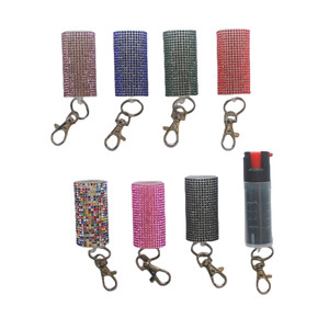 Diamantes carcasa de plástico autodefensa llavero conjunto autodefensa suministros spray Shell - Product Image 6