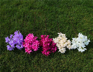 Crape Myrtle flores de seda Bougainvillea venta al por mayor de flores artificiales para Casa Fiesta <span class=keywords><strong>Photostudio</strong></span> Decoración - Product Image 5