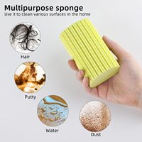 Éponge de nettoyage domestique en PVA réutilisable et écologique pour le nettoyage des plinthes en verre