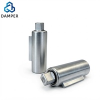 Amortisseur rotatif en acier inoxydable avec amortissement hydraulique de précision pour couvercle d'évier de cuisine et couvercle de boîte à outils, fermeture douce