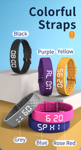 Smartwatch Sportivo Senza App Senza Distrazioni con Cronometro Monitoraggio del Sonno <span class=keywords><strong>8</strong></span> Sveglie Vibranti per Studenti - Product Image 6