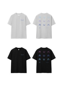 เสื้อยืดวิ่ง รุ่นซัมเมอร์ 2026 แฟชั่นสตรีทแบรนด์ ลายพิมพ์ไล่เฉดสี ตัวอักษรพิมพ์ลาย แขนสั้น รับสั่งทำพิเศษ - Product Image 1