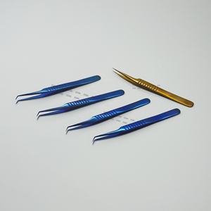 Ramassage de volume sur mesure et pince à épiler isolante pour extension de cils pointes fines étroites avec marque privée - Product Image 6