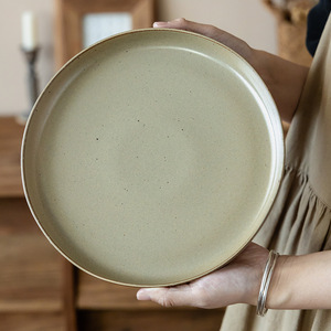 Cổ Điển Gốm Tấm Lớn Nhật Bản Phong Cách Bộ Đồ Ăn Bán Buôn Cao Cấp Hộ Gia Đình Thực Phẩm Phương Tây Quan niệm Nghệ Thuật Vòng - Product Image 4