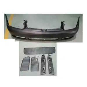 Body Kit Front Bumper Grill Assembly for Volkswagen vw Golf 4 Modified to GTI R32 Style Kit Car Accessories