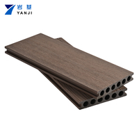 Planche de terrasse en bois composite imperméable anti-UV pour extérieur, plancher en bois composite WPC, carreaux de sol