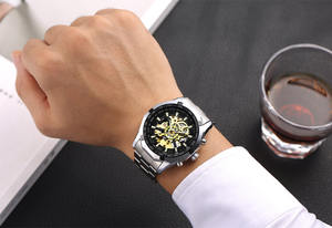 <span class=keywords><strong>Montre</strong></span> mécanique squelette pour homme, à remontage manuel, découpe ajourée, style TikTok, <span class=keywords><strong>montre</strong></span>-<span class=keywords><strong>bracelet</strong></span> souvenir, en promotion - Product Image 3