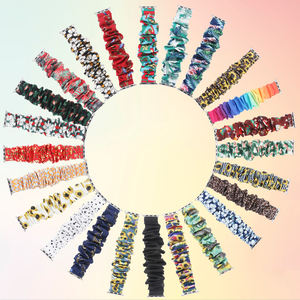 Bracelet de remplacement de poignet en tissu élastique Chouchous colorés Bracelet Bracelet de montre pour <span class=keywords><strong>Apple</strong></span> iWatch Series - Product Image 3